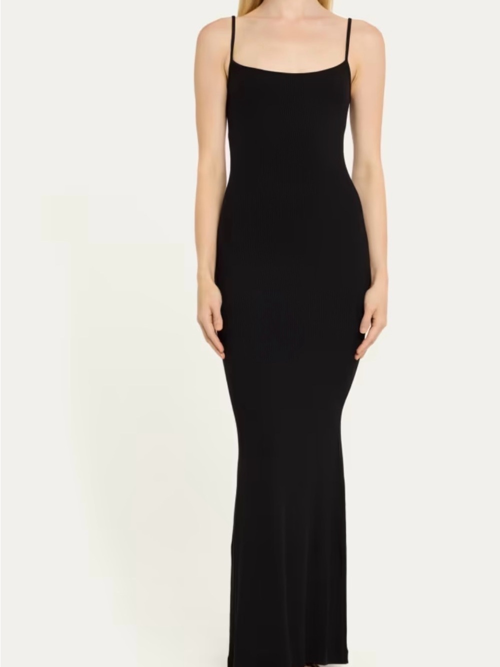 SKIMS Soft Lounge Ribbed Maxi Slip Dress